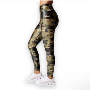 Nike Women's Dri-Fit One Mid Rise Camo Tight Legging Olive Green S